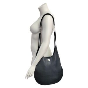 Alexander Wang  Black Leather Hobo Sling Bag
